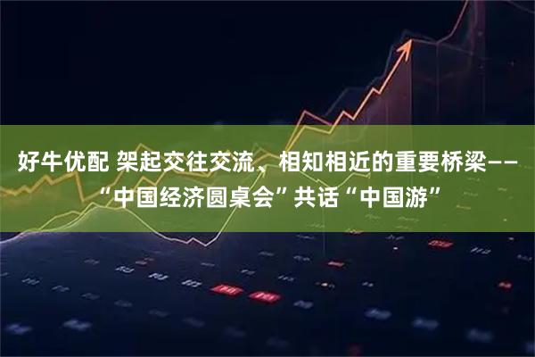 好牛优配 架起交往交流、相知相近的重要桥梁——“中国经济圆桌会”共话“中国游”